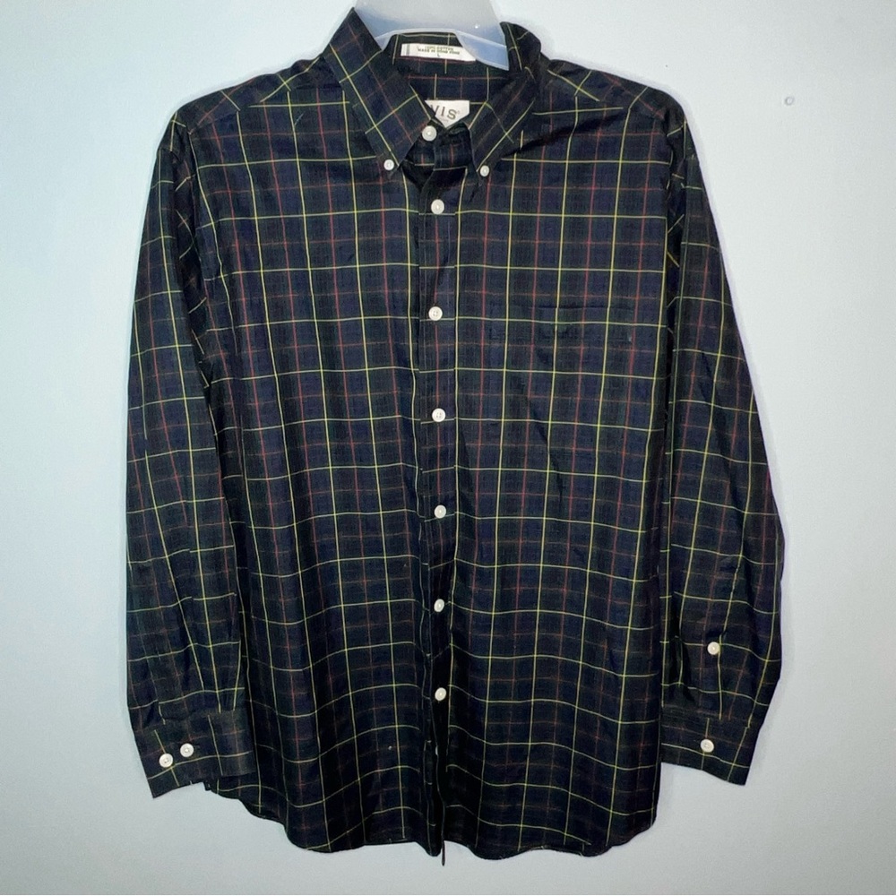 Orvis checkered Multicolor Long Sleeve Button Up - Size Large